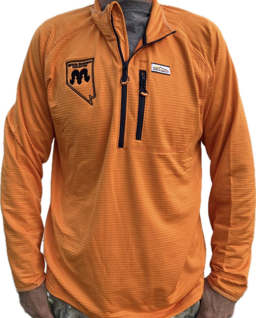 Orvis Blaze Orange Quarter Zip