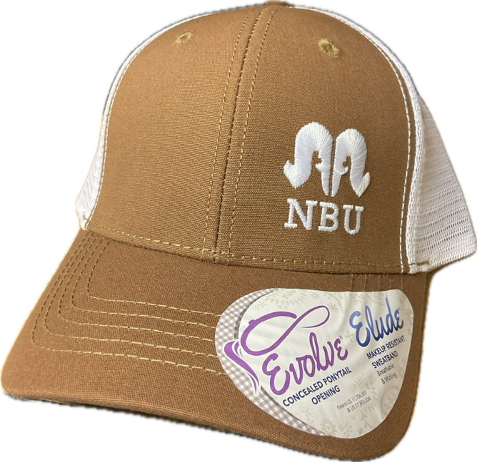 Women's NBU Brown/White Meshback