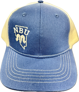 Youth Blue/White Meshback