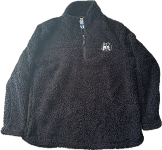 Women's Port Authority Fuzzy Fleece Black
