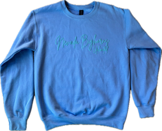 Crewneck Sweatshirt Puff NBU Lettering Women's