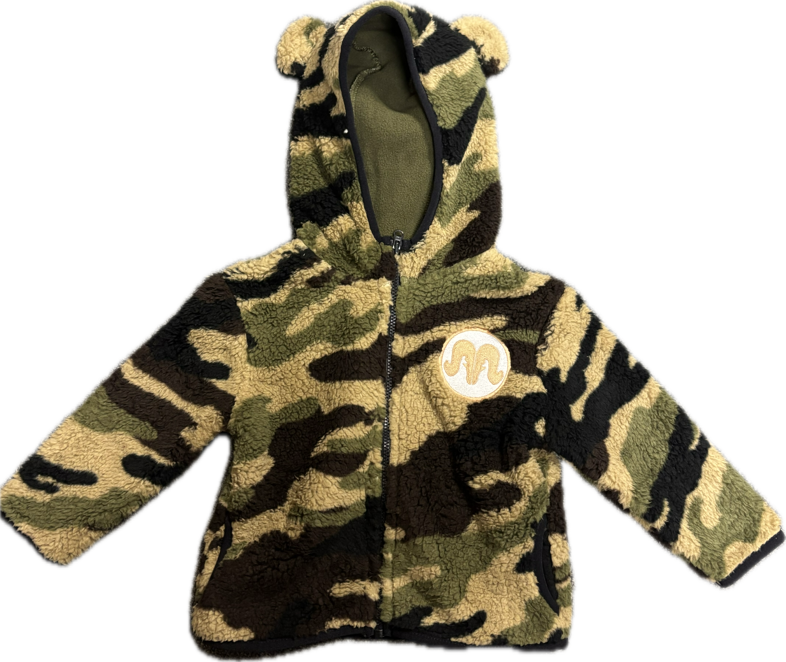 Baby Camo Fuzzy Fleece