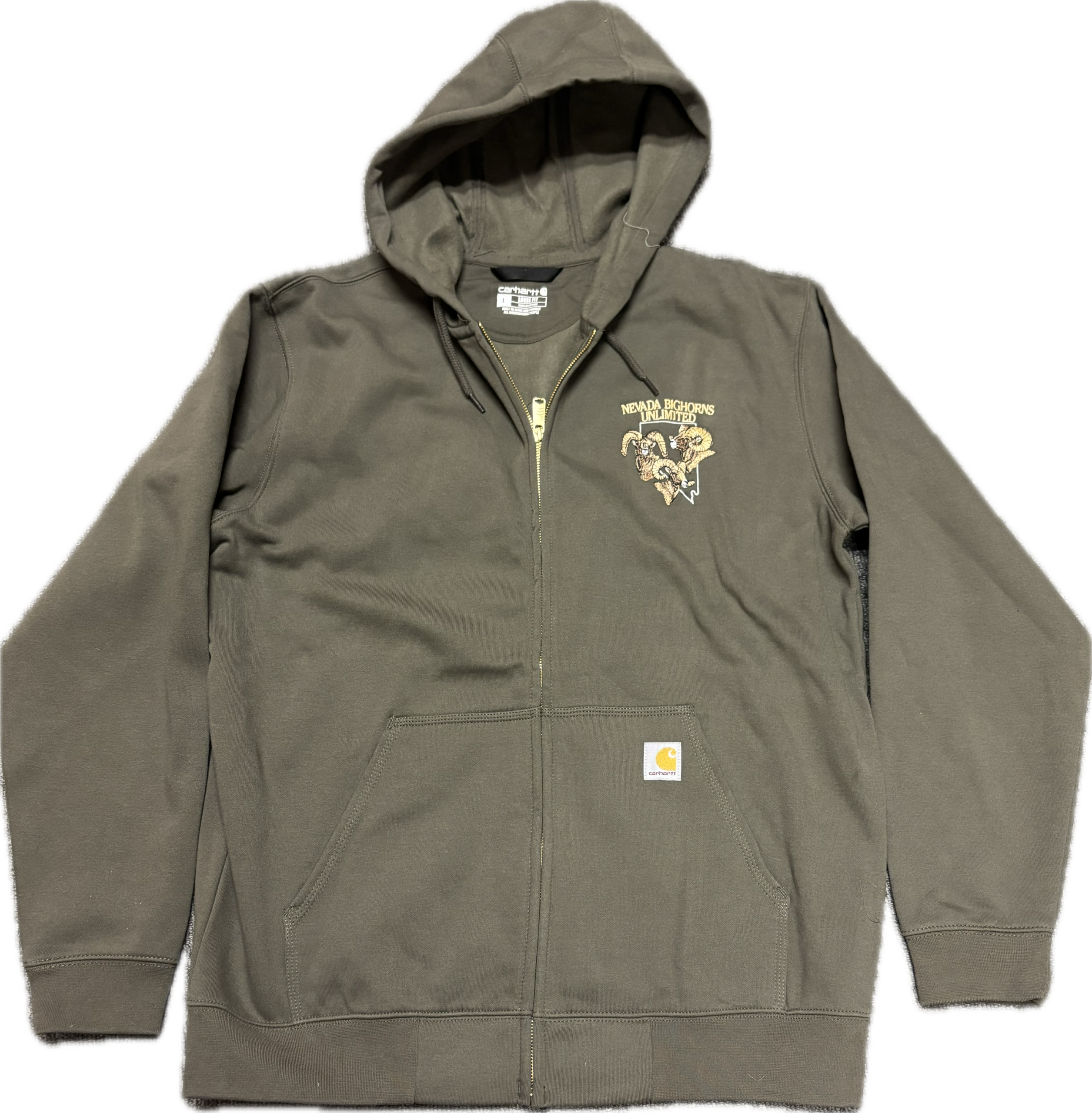 Carhartt Full Zip Hoodie Green